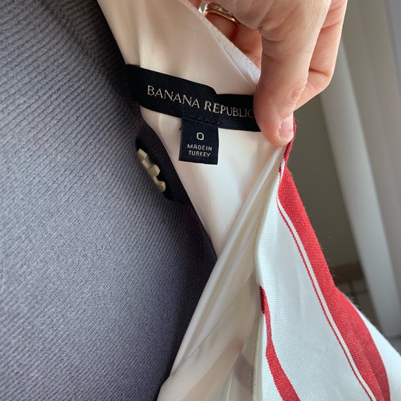 Banana Republic One shoulder Striped dress - Picture 8 of 8